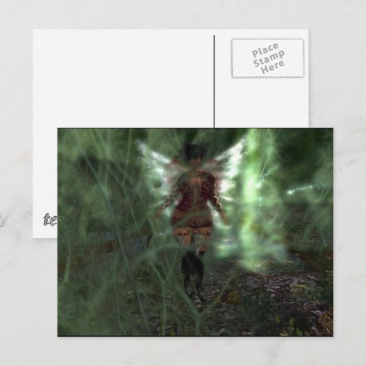 Versteckt Postkarte (Vorne/Hinten)