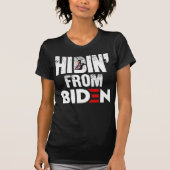 Versteckt von biden politischen Humor Pro Trump Sp T-Shirt (Vorderseite)