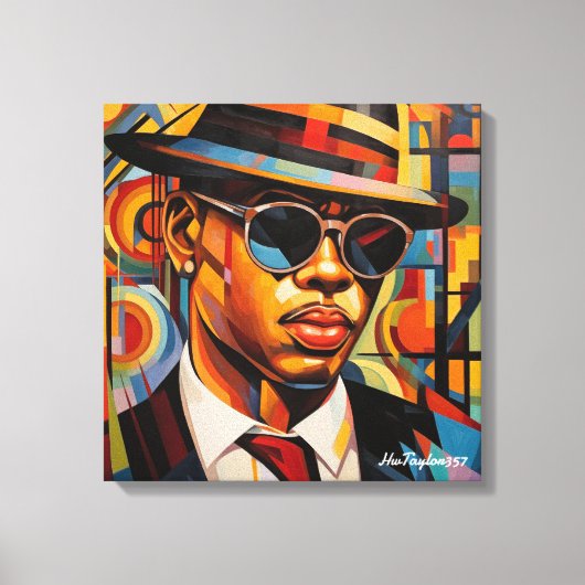 Versteckte Augen Leinwanddruck (Vorderseite)