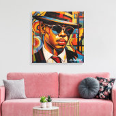 Versteckte Augen Leinwanddruck (Insitu (Wohnzimmer))