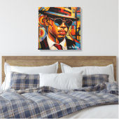 Versteckte Augen Leinwanddruck (Insitu (Schlafzimmer))