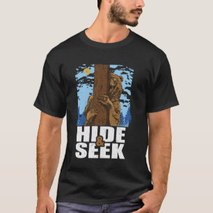 Versteckte-Bären-Baum-Versteck-Wandern T-Shirt