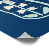 Versteckte Bildsuche und Kinderzimmer-Dekoration f Poster (Ecke)