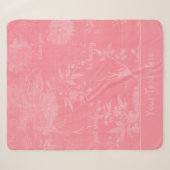 Versteckte Botschaften Hübsch rosa Blüte Sherpadecke (Vorderseite (Horizontal))