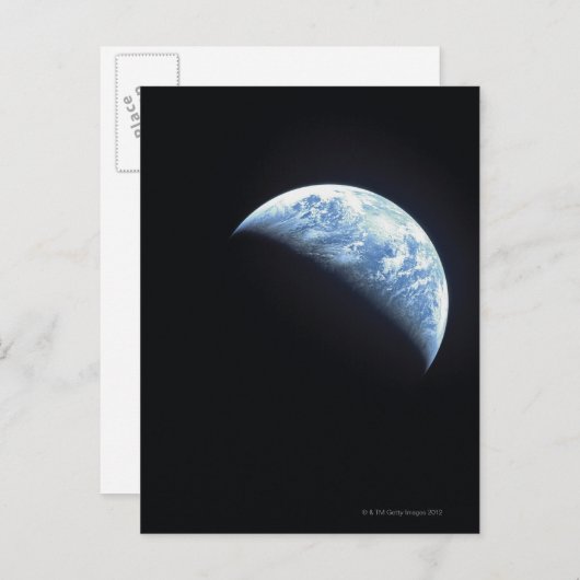 Versteckte Erde Postkarte (Vorne/Hinten)