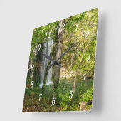 Versteckte Falls Wall Uhr (Winkel)