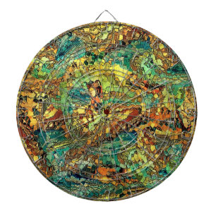 Versteckte Figuren von rafi talby Dartscheibe