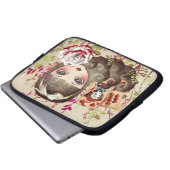 Versteckte Garten-Laptop-Hülse Laptopschutzhülle (Vorne Knopf)