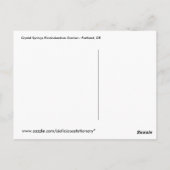 Versteckte Gartentreppe Postkarte (Rückseite)
