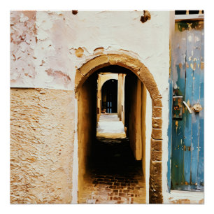 Versteckte Gasse Poster
