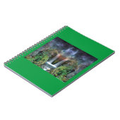 Versteckte Gesichter in fantastischen Wasserfällen Notizblock (Linke Seite)