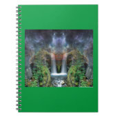 Versteckte Gesichter in fantastischen Wasserfällen Notizblock (Vorderseite)