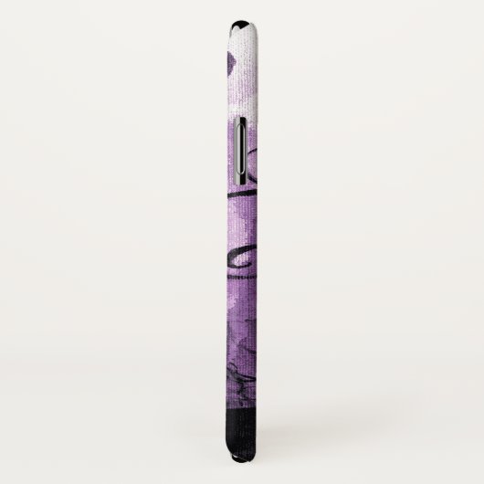 Versteckte Herz-Baum-lila Fantasie-Kunst Ihr Name Case-Mate iPhone Hülle (Hinten/Rechts)