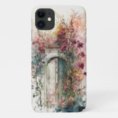 Versteckte Holztüren geheimer Garten träumen Aquar Case-Mate iPhone Hülle (Rückseite)