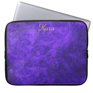 Versteckte Hunde/Lila Walnuss-Laptop-Sieb Laptopschutzhülle