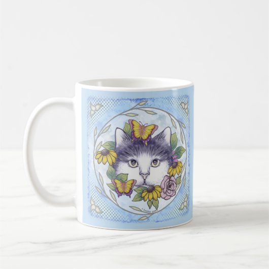 Versteckte Katze Tasse (Links)