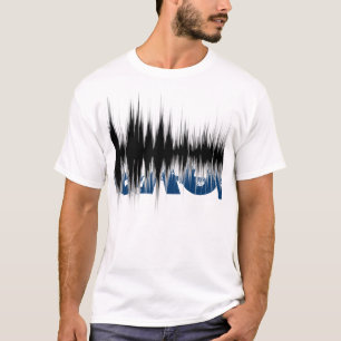 Versteckte Liebe-Schallwelle T T-Shirt