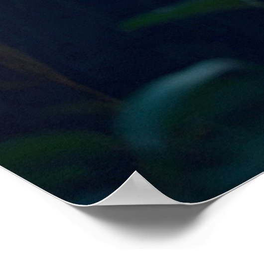 Versteckte Liebhaber des Waldgebiets Poster (Ecke)