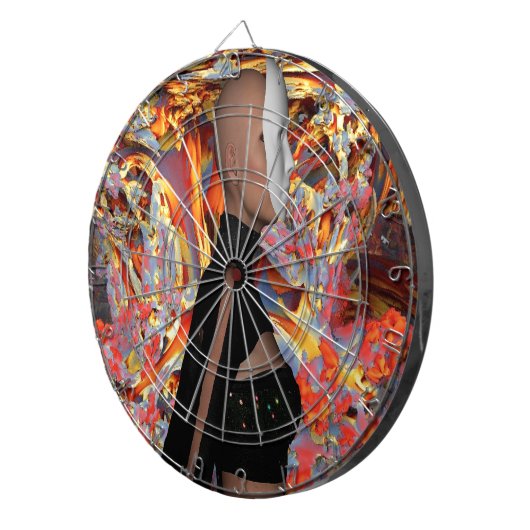 versteckte Maske Dartscheibe (Vorderseite rechts)