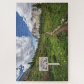 Versteckte Message Mountains Blume heiraten Me Puz Puzzle (Vertikal)