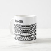 Versteckte Nachricht Sonnenstrahl Personalisierter Kaffeetasse (Vorderseite Links)