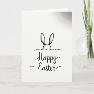 Versteckte Osterkarte mit Frühlingsgruß Karte