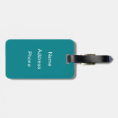 Versteckte Ozeanschätze Gepäckanhänger (Rückseite horizontal)