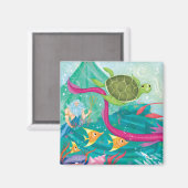 Versteckte Ozeanschätze Magnet (Vorderseite/Rückseite)