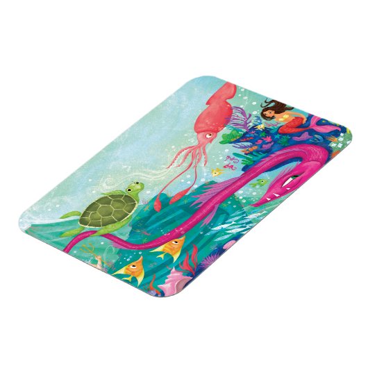 Versteckte Ozeanschätze Magnet (Linke Seite)