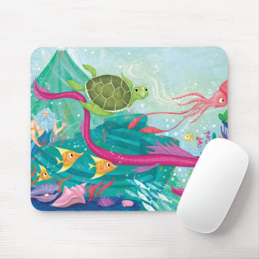 Versteckte Ozeanschätze Mousepad (Mit Mouse)