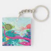 Versteckte Ozeanschätze Schlüsselanhänger (Rückseite)