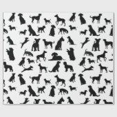 Versteckte Paws Geschenkpapier (Flach)