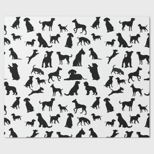 Versteckte Paws Geschenkpapier (Flach)