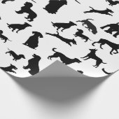 Versteckte Paws Geschenkpapier (Ecke)