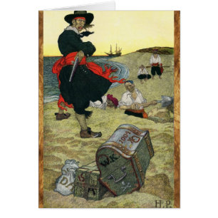 VERSTECKTE SCHATZKISTE UND PIRATENSCHATZKARTEN