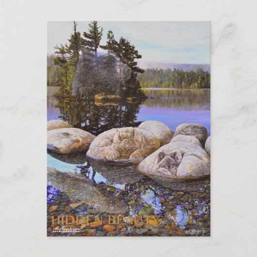 Versteckte Schönheitsbilder Postkarte (Vorderseite)