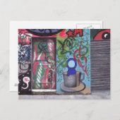 versteckte Tür Postkarte (Vorne/Hinten)