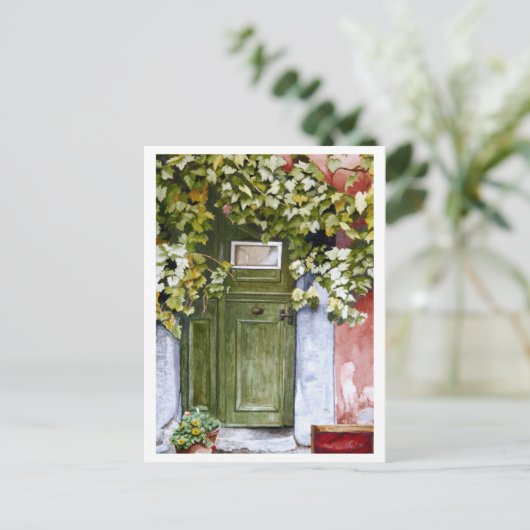 Versteckte Tür Postkarte (Stehend Vorderseite)