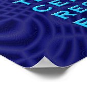 Versteckte Waffen sind willkommen Poster (Ecke)