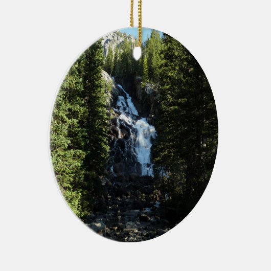 Versteckte Wasserfälle im Grand Teton Nationalpark Keramikornament (Rechts)