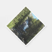 Versteckte Wasserfälle im Grand Teton Nationalpark Serviette (Ecke)