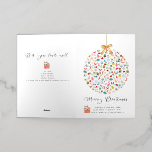 Versteckte Weihnachtskarten