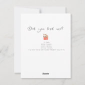 Versteckte Weihnachtskarten Feiertagskarte (Rückseite)