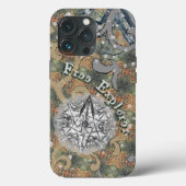 Versteckte zarte Camouflage und Ihr Text Case-Mate iPhone Hülle (Rückseite)