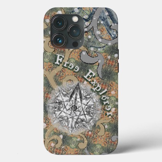 Versteckte zarte Camouflage und Ihr Text Case-Mate iPhone Hülle (Rückseite)