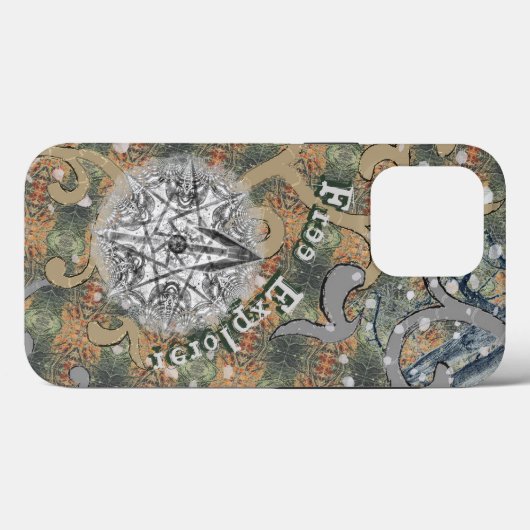 Versteckte zarte Camouflage und Ihr Text Case-Mate iPhone Hülle (Rückseite (Horizontal))