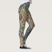 Versteckte zarte Camouflage und Ihr Text Leggings (Rechts)