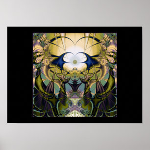 versteckter Altar im Sumpf Poster