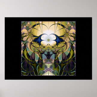 versteckter Altar im Sumpf Poster