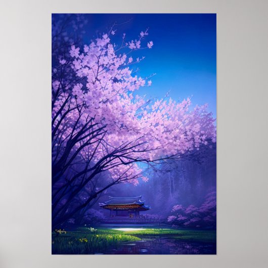 Versteckter alter Schrein Poster (Vorne)